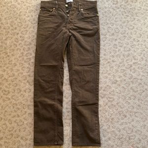 Brown Sid Mashburn 30 x 30 corduroy pants